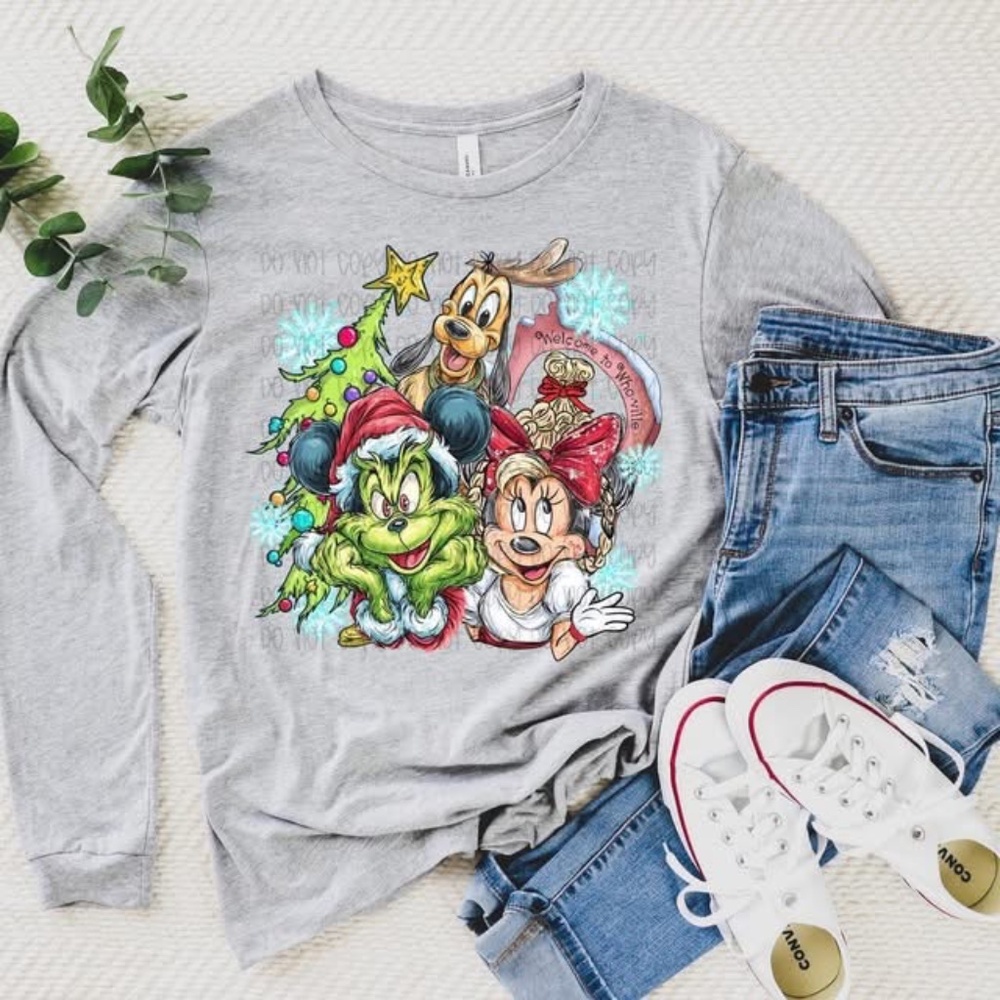 Holiday Long Sleeve Bella Canvas Tshirt
